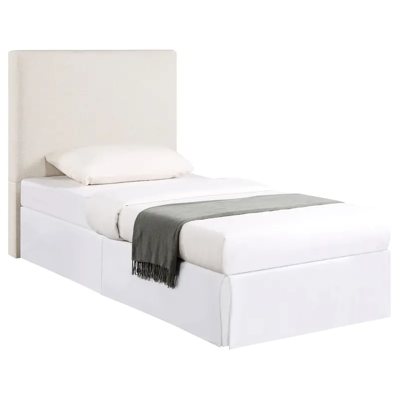 Pirro Twin Size Upholstered Headboard With Button-Tufting 1