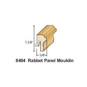 Rabbet Panel Moulding – Decorative Edge Trim 1