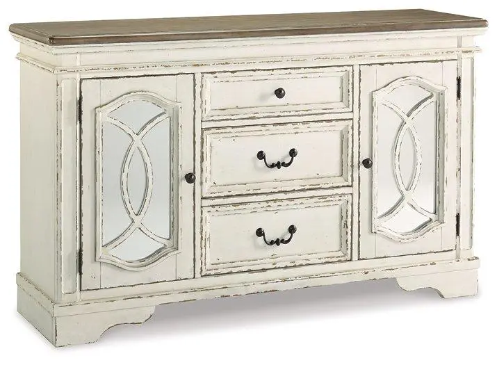 Realyn Dining Room Server With Cabinet And Open Shelving 1