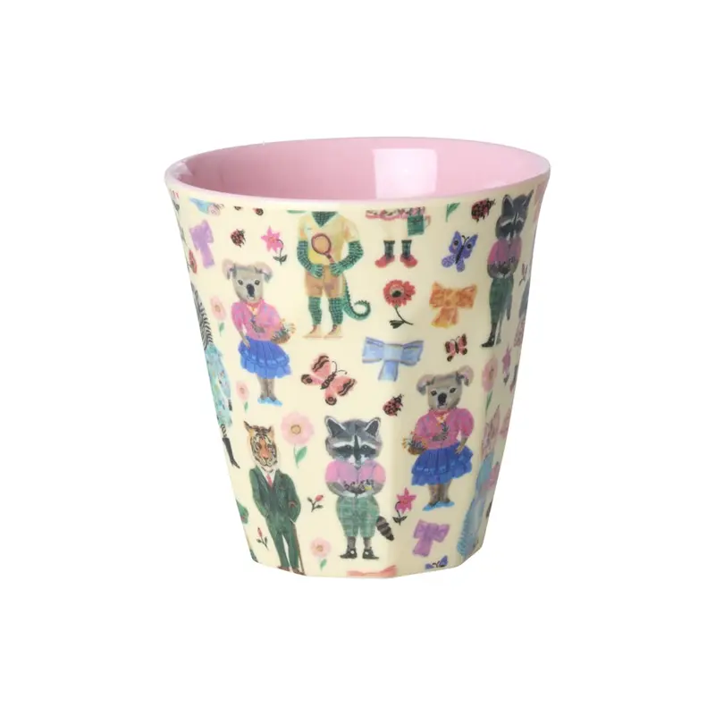 Rice Compact Pink Mug Featuring Nathalie Lété Artwork 1