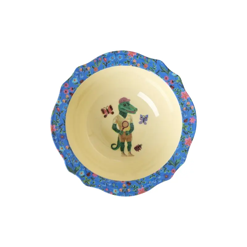 Rice Small Vintage-Style Blue Bowl – Nathalie Lété Design 1