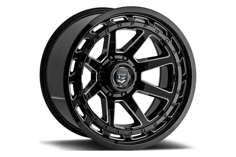 Rough Country 754Bm Off-Road Alloy Wheel – 22X8.5 Inch, Matte Black Finish 1