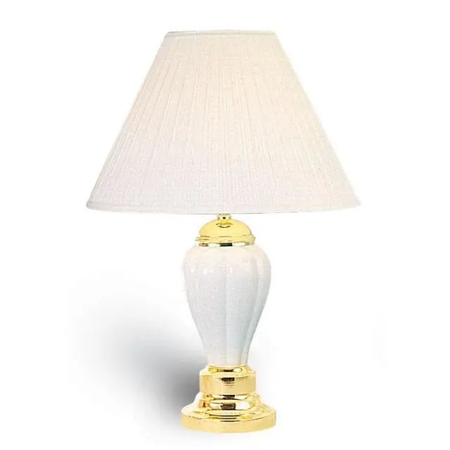 Scarlett Ivory Ceramic Table Lamp (Pack Of 6) 1