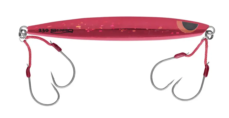 Shimmy Semi-Long Bloody Mary Glow Fishing Lure 1