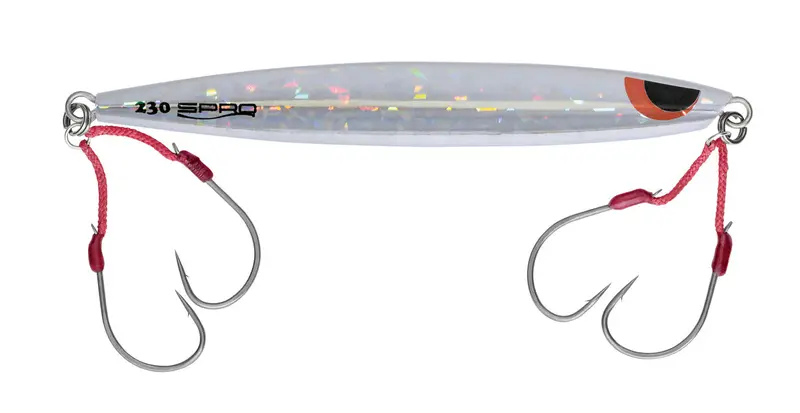 Shimmy Semi-Long Crushed Ice Glow Soft Bait 1