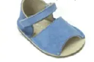 Shoeslepetit Velcro Fastening Minorcan Sandals – Navy Sailing Print 1