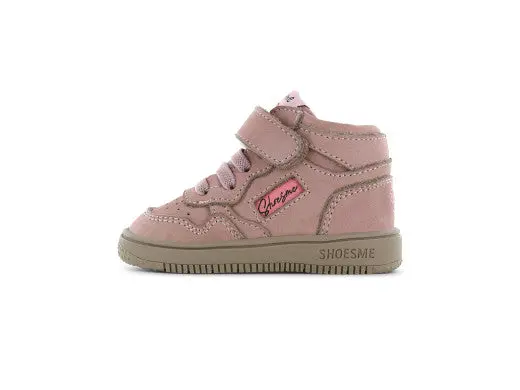 Shoesme Old Pink Suede Basket Sneakers – Stylish Toddler Shoes Size 20–24 1