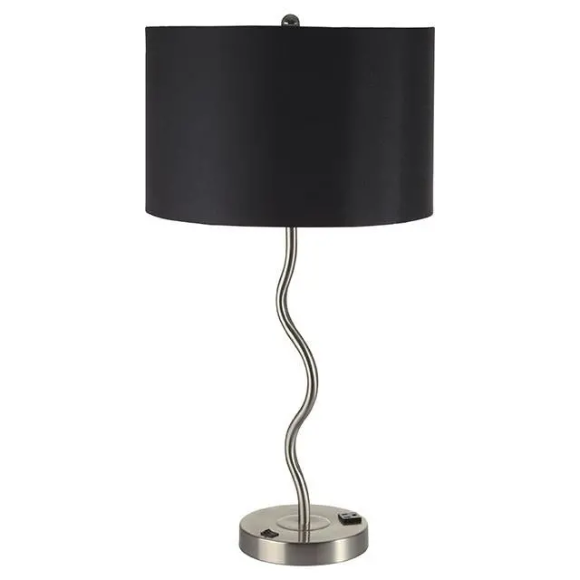 Sprig Black Matte Table Lamp – Two-Piece Decorative Lighting Set 1