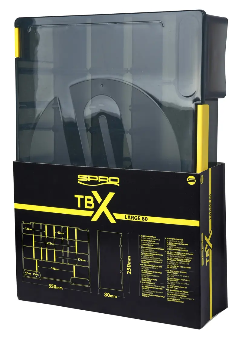 Spro Tbx 80L 3700D Extra-Large Tackle Storage – Dark 1