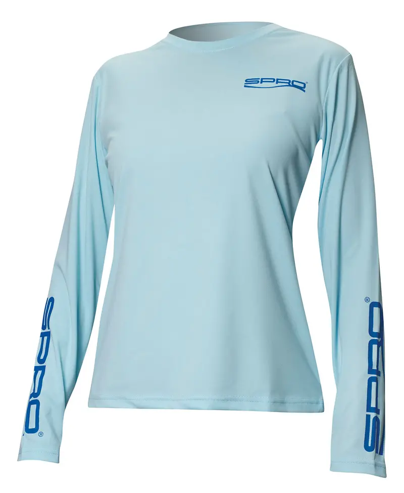 Spro Women'S Long-Sleeve Performance Top In Light Blue 1