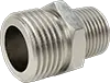 Stainless Steel Mobile Pro Outlet Hose Adapter — 3/4" Male Garden Hose Thread To 1/2" Male Npt 1