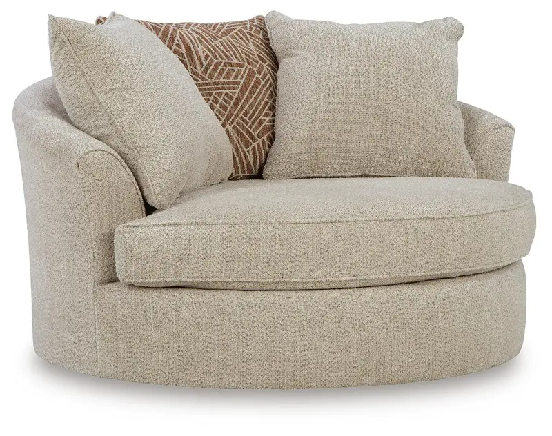 Steelwater Retreat Swiveling Oversized Accent Chair 1