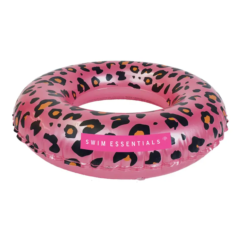 Swim Essentials Leopard Print Swim Band – Pink, 50 Cm, Age 3+ 1