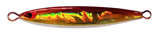 Tempamon Red-Gold & Blue Glow Lure With Glittered Belly 1