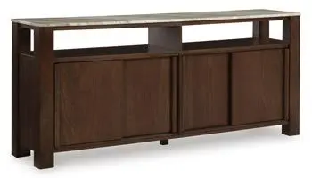 Tobinville Freestanding Accent Cabinet With Glass Doors And Adjustable Shelves 1