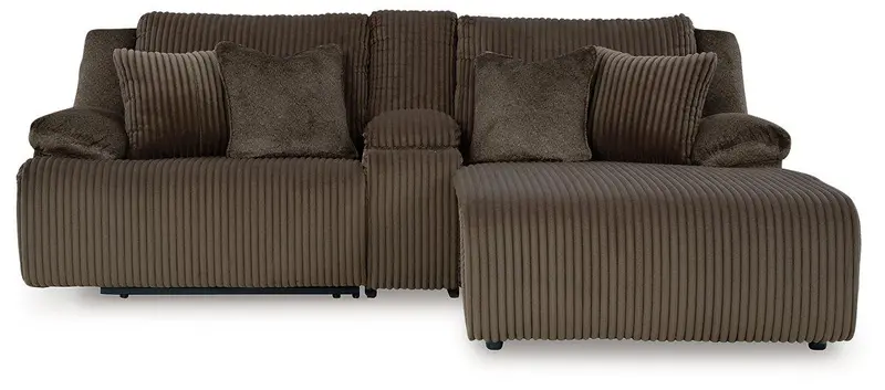 Top Tier Power Reclining Sectional With Detachable Chaise 1