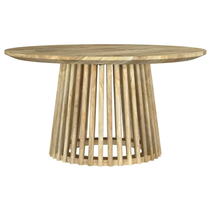 Touhy Oval Coffee Table With Solid Wood Top 1