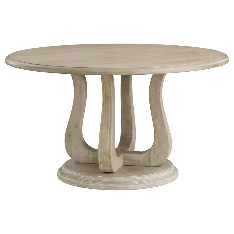 Trofello Solid Wood Dining Table With Butterfly Leaf Extension 1