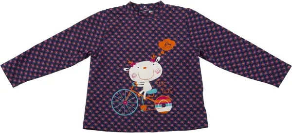 Tuctuc Bicycle-Themed Pyjama Set With Matching Carry Bag – Girls’ Sleepwear 1