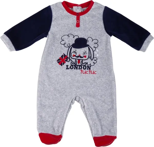 Tuctuc British-Style Romper With Matching Bag – Size 83 1