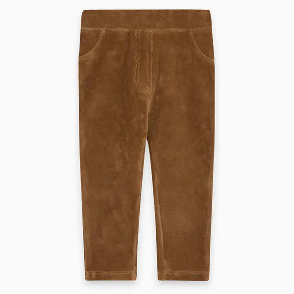 Tuctuc Camel Corduroy Stretch Leggings – Textured Comfort 1