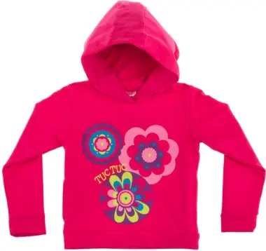 Tuctuc Flamingo Hooded Sweatshirt For Kids (Size 92) 1