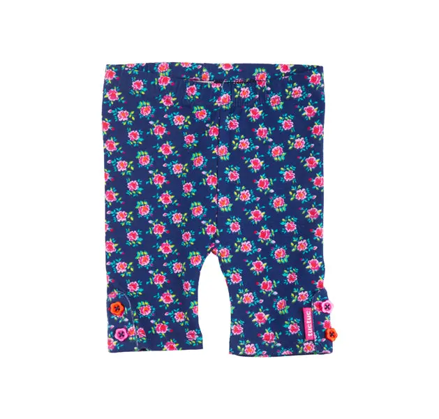 Tuctuc Retro Floral 3/4 Leggings For Kids 1