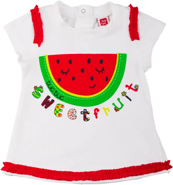 Tuctuc Tuti Fruti White T-Shirt (Size 110) 1