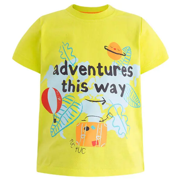 Tuctuc World Map Adventure Kids T-Shirt – Size 104 1