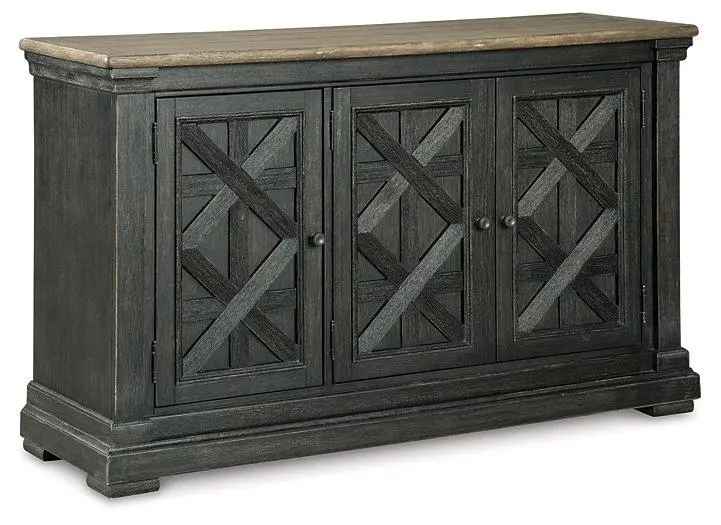 Tyler Creek Rustic Dining Server With Storage 1