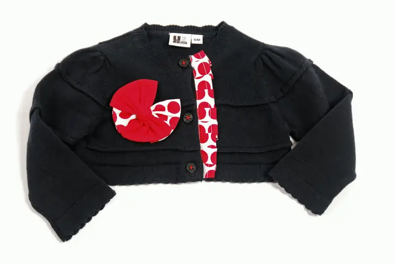 Ubs2 Navy Bolero Jacket With Detachable Rosette – Size 86 1
