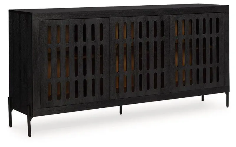 Vallisburg Sliding Door Accent Cabinet 1