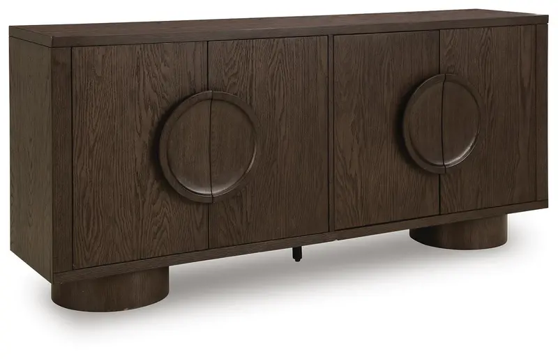 Veeda Slim-Front Accent Cabinet With Soft-Close Drawers 1