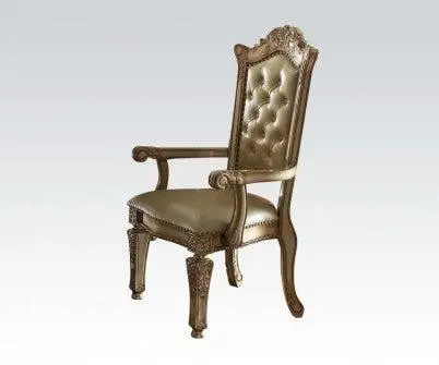 Vendome Armchairs – Gold Patina Finish, Set Of 2 1