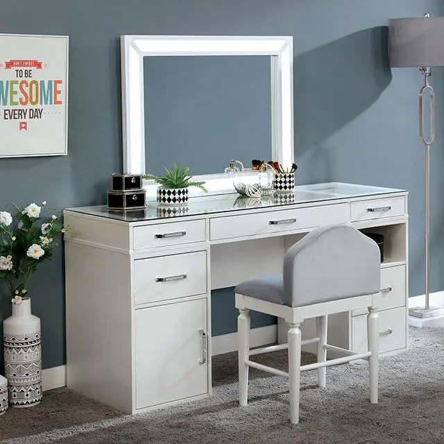 Vickie Compact Vanity Ensemble For Small Spaces 1