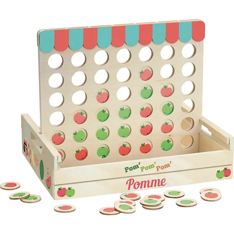 Vilac Four-In-A-Row Strategy Game For Ages 5+ 1