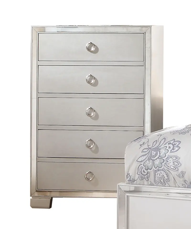 Voeville Ii Platinum Chest Of Drawers – Tall 7-Drawer Organizer 1