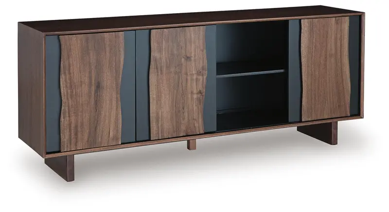 Welby Compact Accent Cabinet With Sliding Doors 1