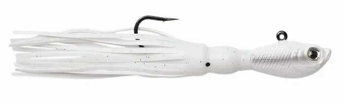 White Squidtail Jig For Saltwater Fishing 1