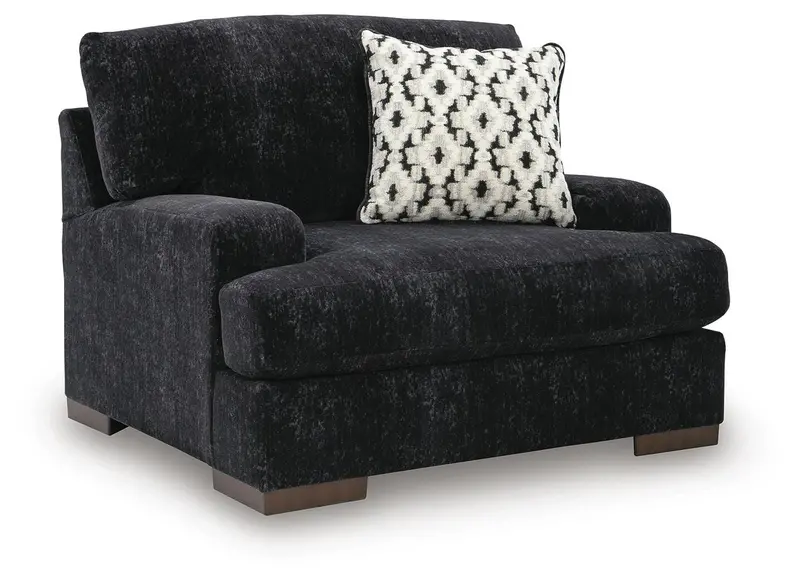 Whitmore Manor Oversized Wingback Accent Chair 1