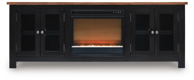 Wildenauer Tv Stand With Built-In Electric Fireplace – 76" 1