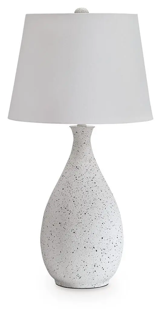 Wyattford Ceramic Table Lamp With Linen Shade 1