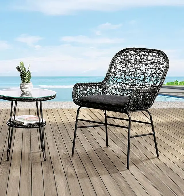 Zalika Outdoor-Inspired Conversation Set – Modular Sofa And Ottoman Group 1
