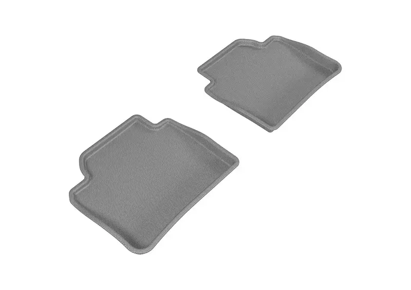 3D Maxpider Kagu Gray Floor Mats – Rear Seat Set (2-Piece) 1