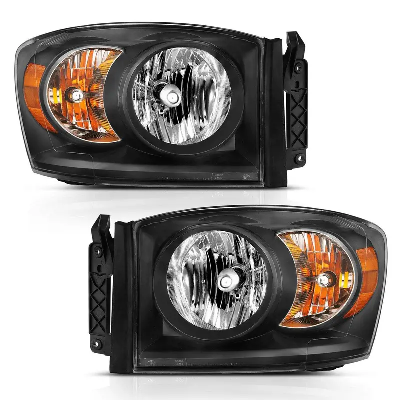 Anzo Usa 111427 Crystal Led Headlights – Black Housing With Amber Turn Signals 1