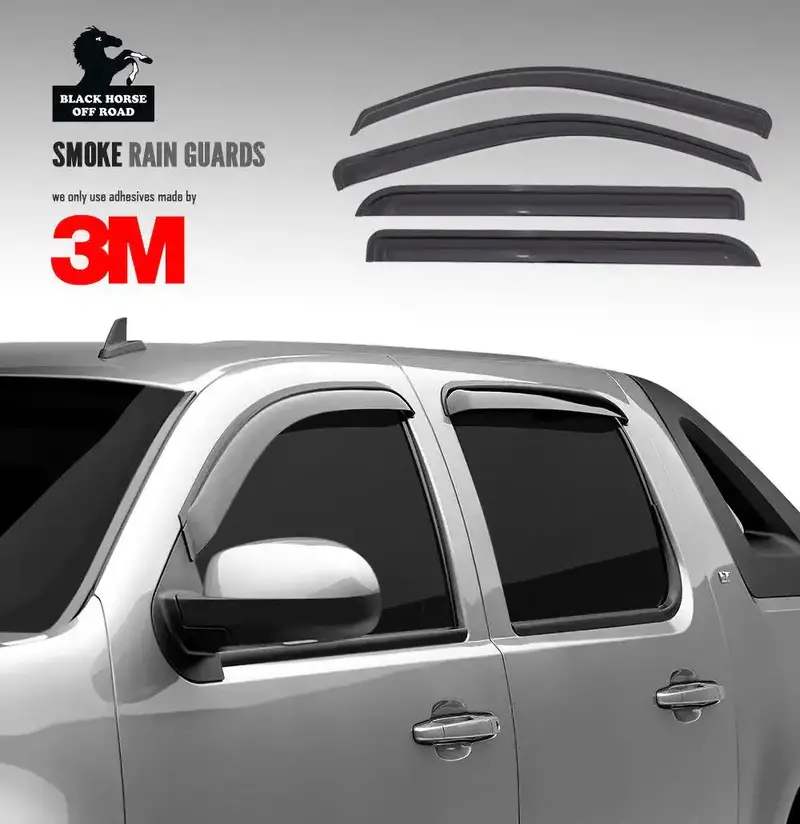 Black Horse Off-Road 14-94745 Smoke Acrylic Tape-On Decal 1