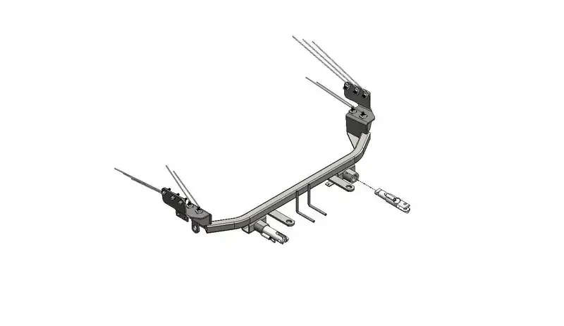 Blue Ox Bx2663 Adjustable Tow Bar Base Plate With Removable Attachment Tabs (3,500 Lb Rating) 1