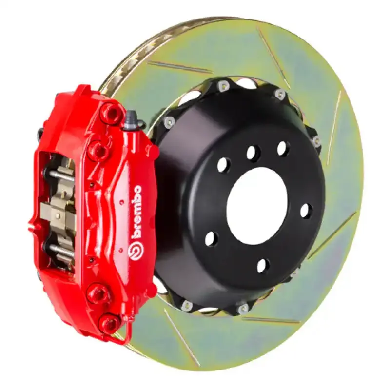 Brembo Rear 2-Piece Slotted Rotors (345X28Mm) – Gt Bbk For 2006–2013 Corvette Z06 (Excl. Carbon Ceramic) 1