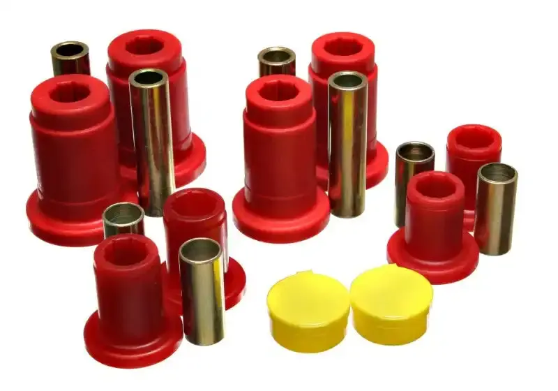 Energy Suspension Front Control Arm Bushing Kit – Red Polyurethane Set For Mercury Grand Marquis & Ford Crown Victoria (1992–1997) 1