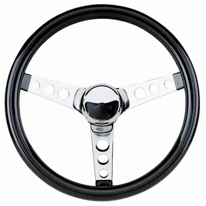 Grant Smooth-Grip Black Steering Wheel – Model 802 Dash-Mount Design 1